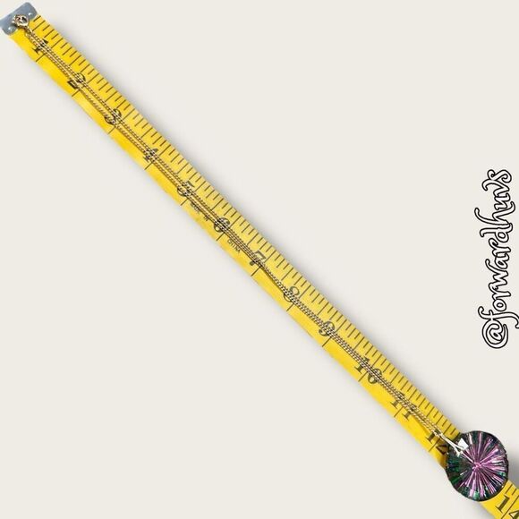 1970s - 1980s Iridescent Pendant with 24-Inch Chain - Picture 6 of 8